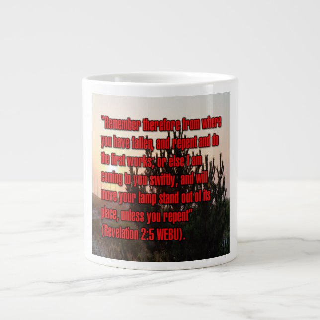 Caneca De Café Grande Revelação 2:5 Mug WEBU (Frente)
