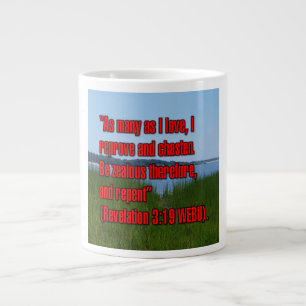 Caneca De Café Grande Revelação 3:19 WEBU Mug