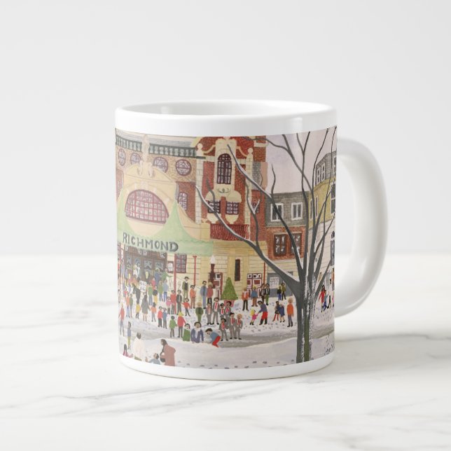 Caneca De Café Grande Richmond Theater Surrey 1988 (Frente Esquerda)