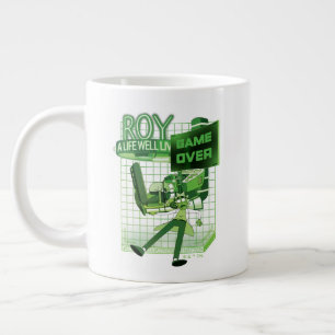 Caneca De Café Grande RICK AND MORTY™ Roy Uma Vida Bem Vivida