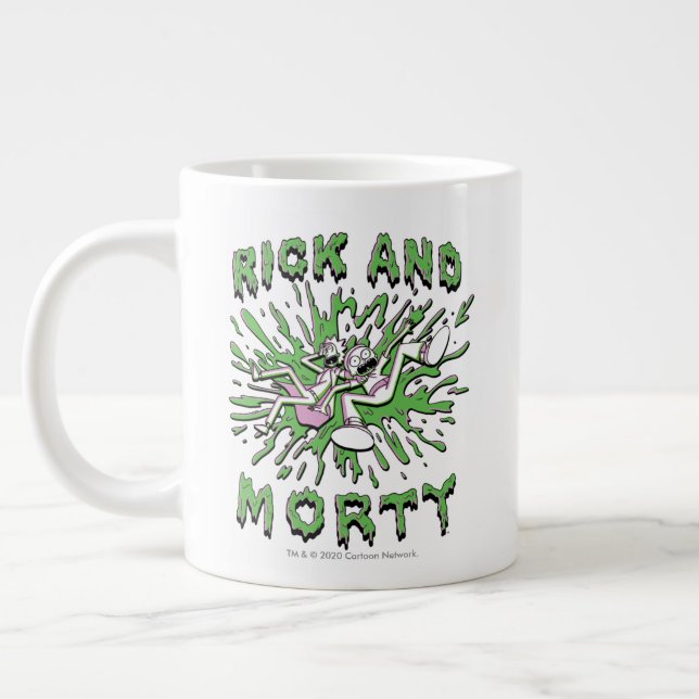 Caneca De Café Grande RICK E MORTY™| Caindo Em Ácido Vat (Esquerda)