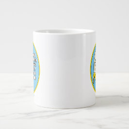 Caneca De Café Grande RICK E MORTY™| Crachá de Rick de bananas