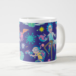 Caneca De Café Grande RICK E MORTY™  Entre o padrão das células infe