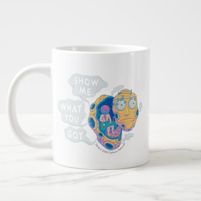 CANECA DE CAFÉ GRANDE RICK E MORTY™| MOSTRE-ME O QUE CONSEGUIU (Esquerda)