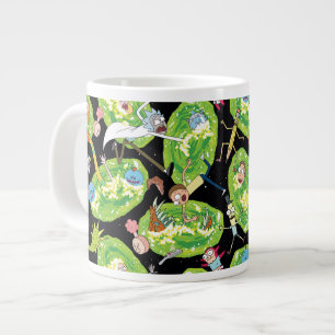 Caneca De Café Grande RICK E MORTY™  Padrões De Clientes Em Queda
