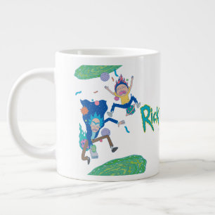 Caneca De Café Grande RICK E MORTY™  Salto de Portal Infectado