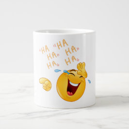Caneca De Café Grande Rindo de imoji Funny Specialty Mug