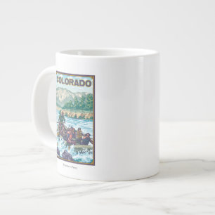 Caneca De Café Grande Rio RaftingColorado