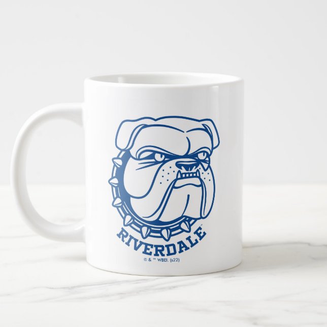 Caneca De Café Grande Riverdale Bulldog Head (Esquerda)