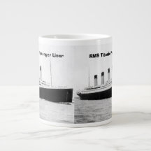 RMS Titanic Passenger Liner Jumbo Mug