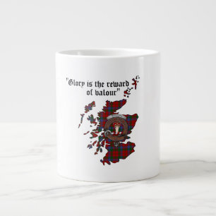 Caneca De Café Grande Robertson Clan Crachá Jumbo Mug