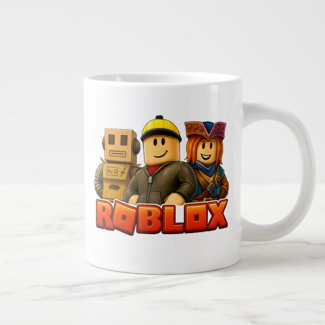 Caneca De Café Grande Roblox Characters Cool Gamer (Direita)