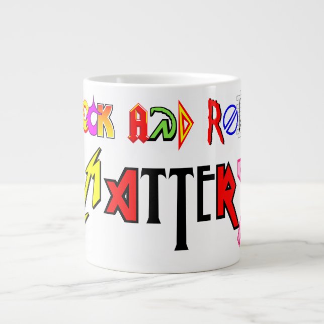 Caneca De Café Grande Rock and Roll Importa Mug (Frente)