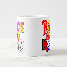 Rock and Roll Jumbo Mug