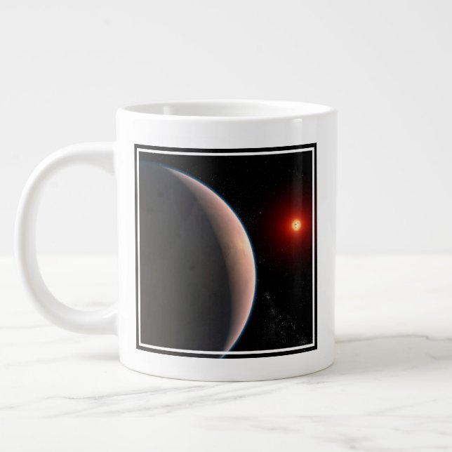 Caneca De Café Grande Rocky Exoplaneta Gj 486 B Orbitando Uma Estrela An (Esquerda)