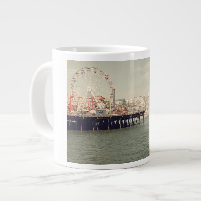 Caneca De Café Grande Roda Ferris (Frente Esquerda)
