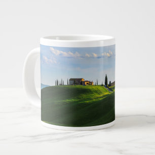 Caneca De Café Grande Rolling Hill Perto de Asciano, Toscana