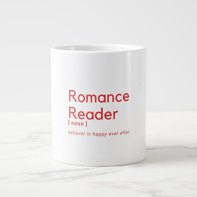 Caneca De Café Grande Romance Reader Definido! (Frente)