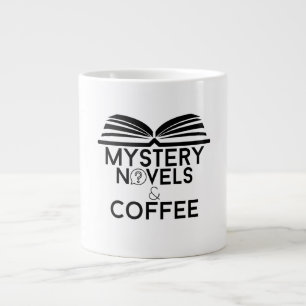 Caneca De Café Grande Romances Policiais e Café