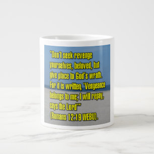Caneca De Café Grande Romanos 12:19 WEBU Mug