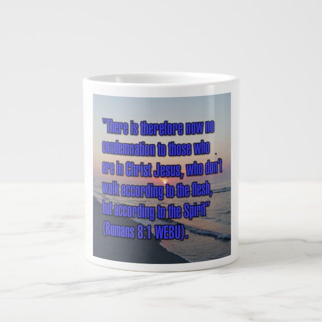 Caneca De Café Grande Romanos 8:1 WEBU Mug (Frente)