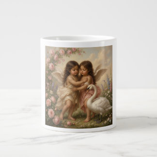 Caneca De Café Grande romantic angel mug || gifts for her