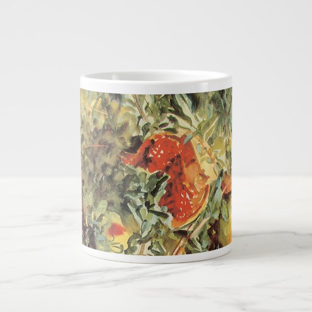 Caneca De Café Grande Romãs II de John Singer Sargent (Frente)