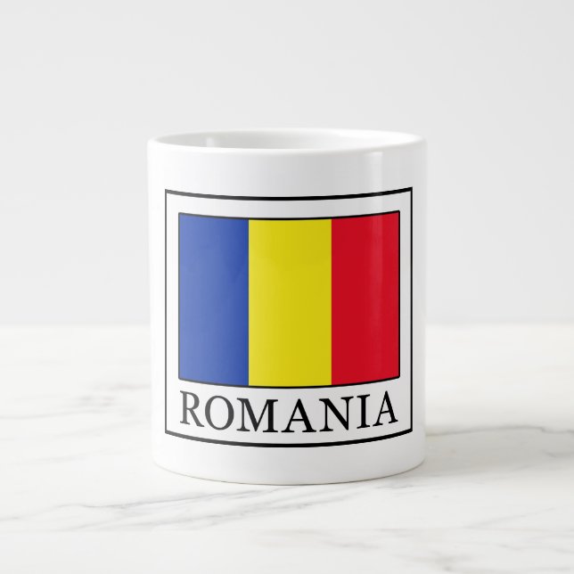 Caneca De Café Grande Romênia (Frente)