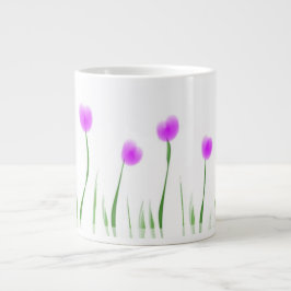 Caneca De Café Grande rosas