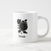 Rosas Pretas Góticas Vintage Personalizadas
