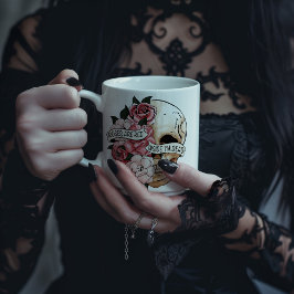 Caneca De Café Grande Rosas são Namorados vermelhos