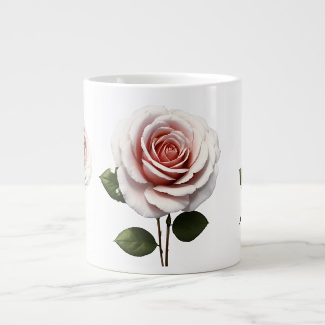 Caneca De Café Grande Rosebud da Possibilidade Jumbo Mug (Frente)