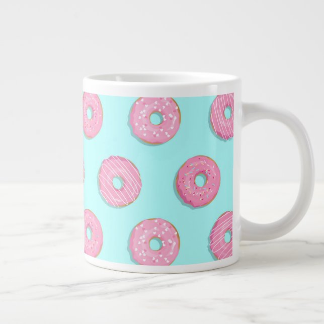 Caneca De Café Grande Rosquinhas de açúcar, cor-de-rosa (Direita)