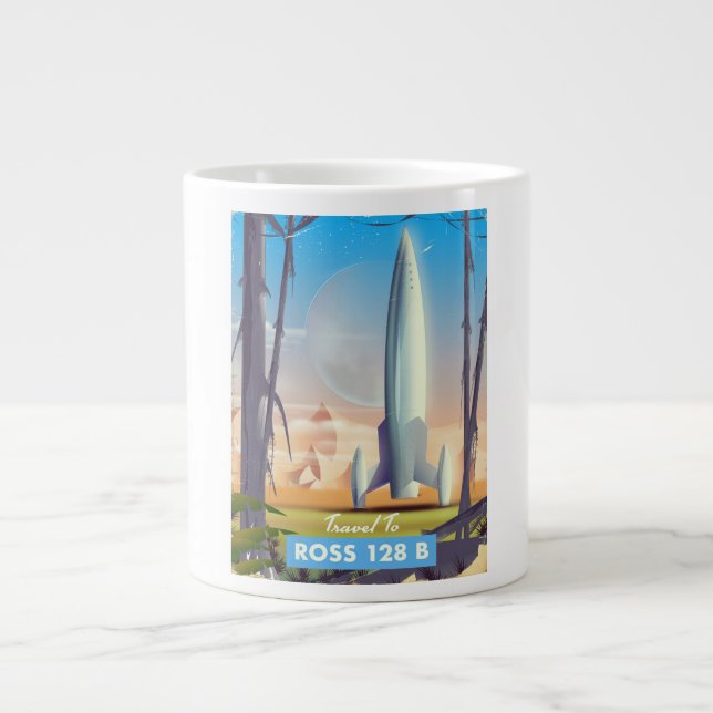Caneca De Café Grande Ross 128 B poster de ficção científica (Frente)