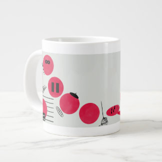 Caneca De Café Grande Rote, lustige Brechpunkte auf einer Tasse