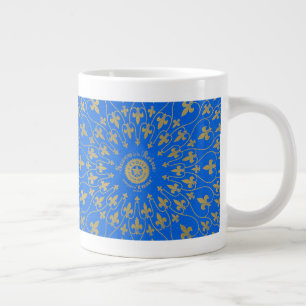 Caneca De Café Grande Rótulo Savon de la Reine Soap