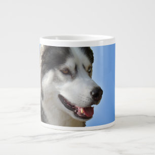 Caneca De Café Grande Rouco Café Mug Siberian Husky Jumbo Cup Sled Cup