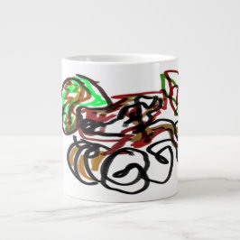 Caneca De Café Grande Rouco e hora de abóbora