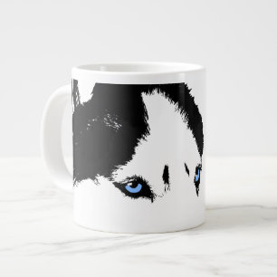 Caneca De Café Grande Rouco Jumbo Mug Siberian Husky Cup Personalizado