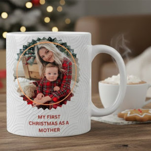 Caneca De Café Grande Roupas de dormir combinando para mãe e bebê Foto C