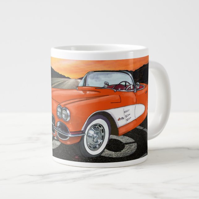 Caneca De Café Grande Route 66 BIG Mug - SRF (Frente Esquerda)