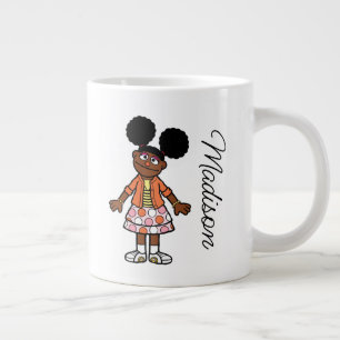 Caneca De Café Grande Rua Sésamo Gabrielle Adicionar Seu Nome