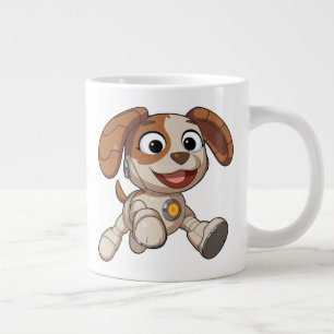 Caneca De Café Grande Rua Sésamo   Mecha Construtor Tango Em Ação