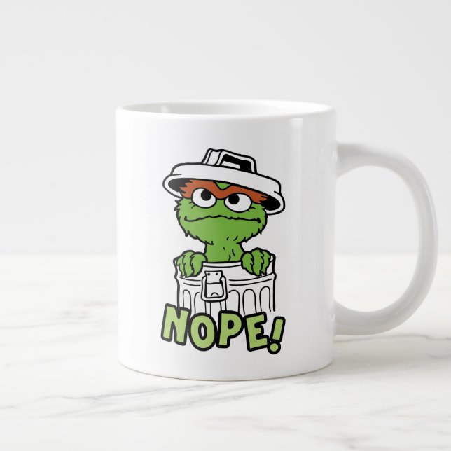 Caneca De Café Grande Rua Sésamo | Oscar, o Grouch Nope! (Direita)