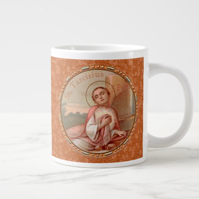 Caneca De Café Grande Rua. Tarcisius of Roma Roundel (BF 004) (Direita)