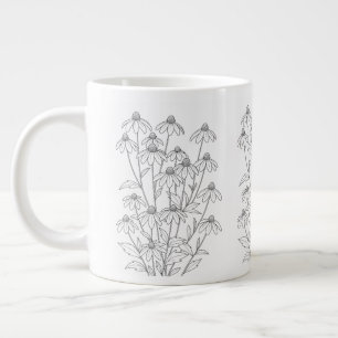 Caneca De Café Grande Rudbeckia laciniata - Cutleaf Coneflower
