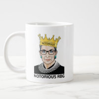 Ruth Bader Ginsburg Mug, notória RBG