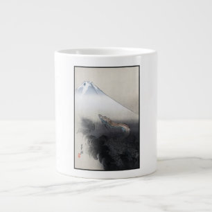 Caneca De Café Grande Ryu Shoten: Dragão Crescente sobre Fuji, Japão