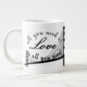 Caneca De Café Grande S.F Amor