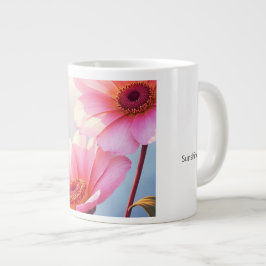 Caneca De Café Grande Salmão beijado por sol